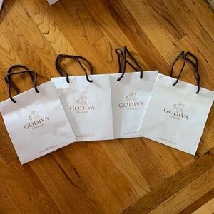 [Godiva] Shopping Gift Bags Set of 4